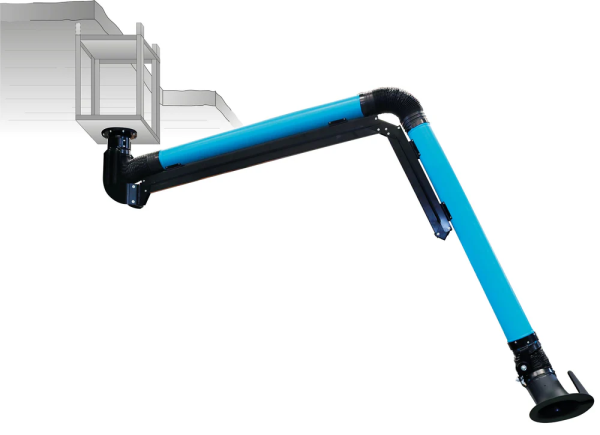 Fume Dog - Brazo de Extracción Estándar 8" x 7'