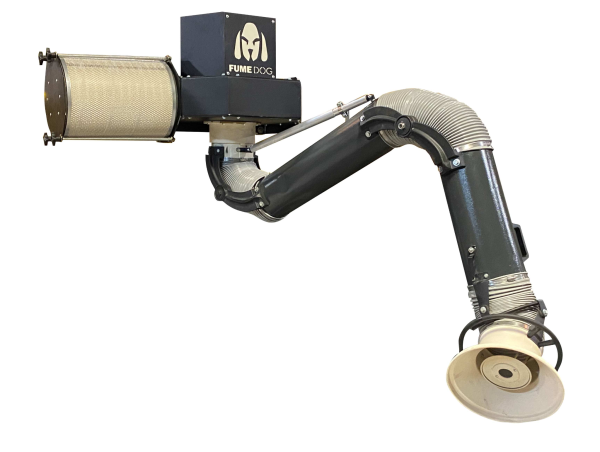 Fume Dog - Extractor de Humo Montado en Pared con Filtro (Bulldog-FILT)